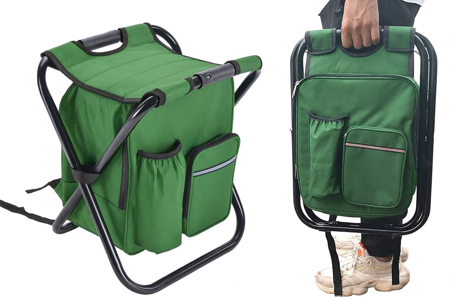 Silla Plegable Con Conservadora y Mochila