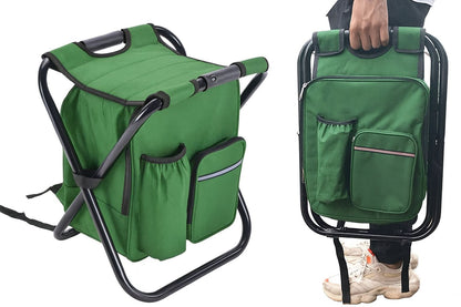 Silla Plegable Con Conservadora y Mochila